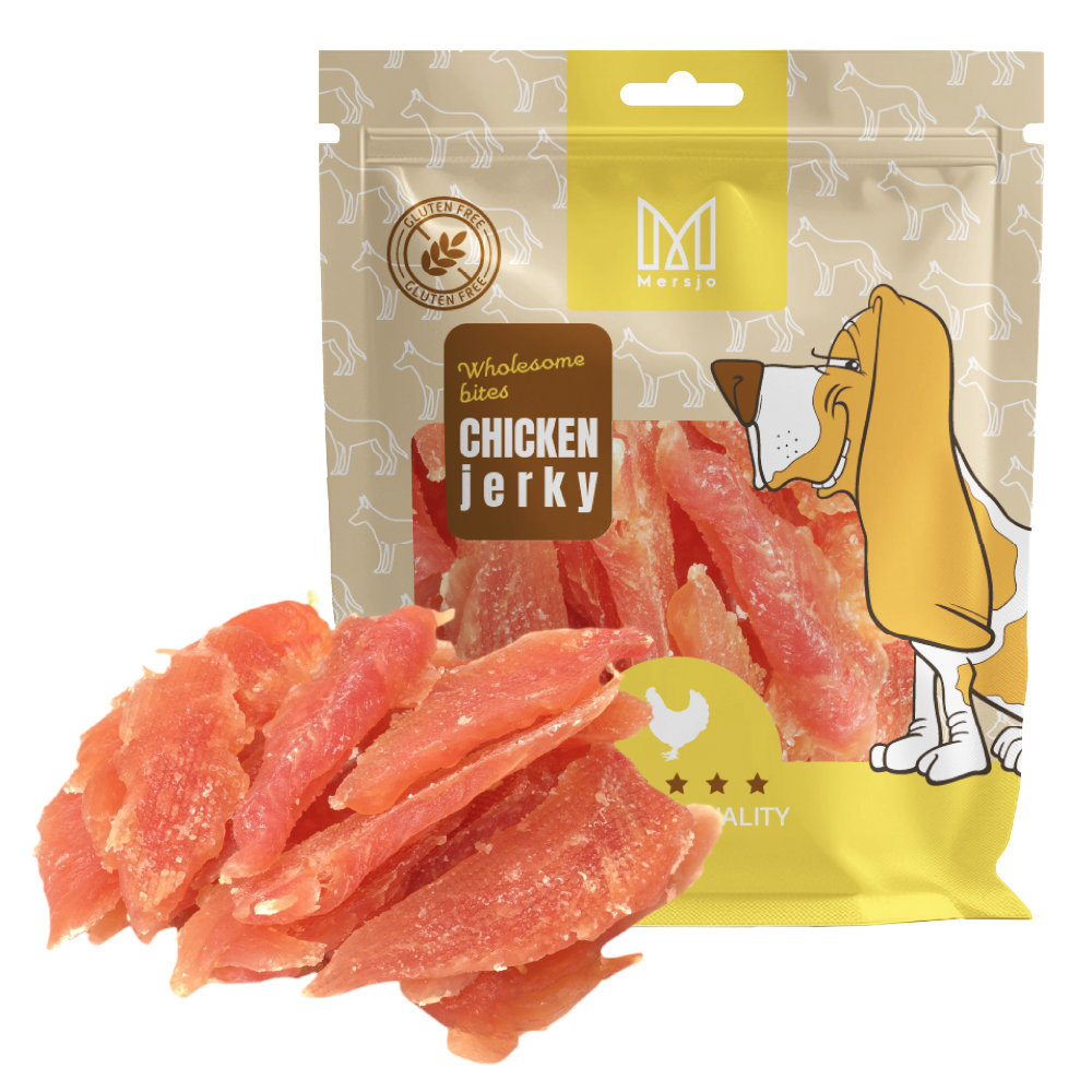 Pamlsky pro psy - Měkká kuřecí prsa, doplněk zdravé výživy 500g