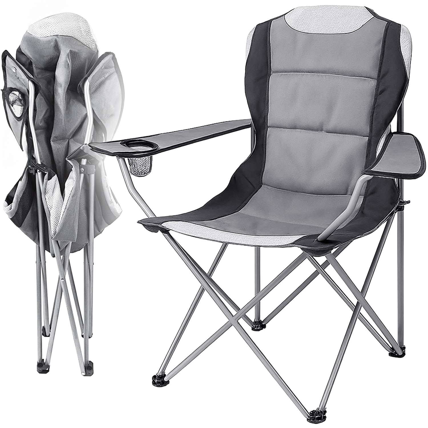 Rybářské křeslo, turistické, kempingové, plážové křeslo - skládací DELTA